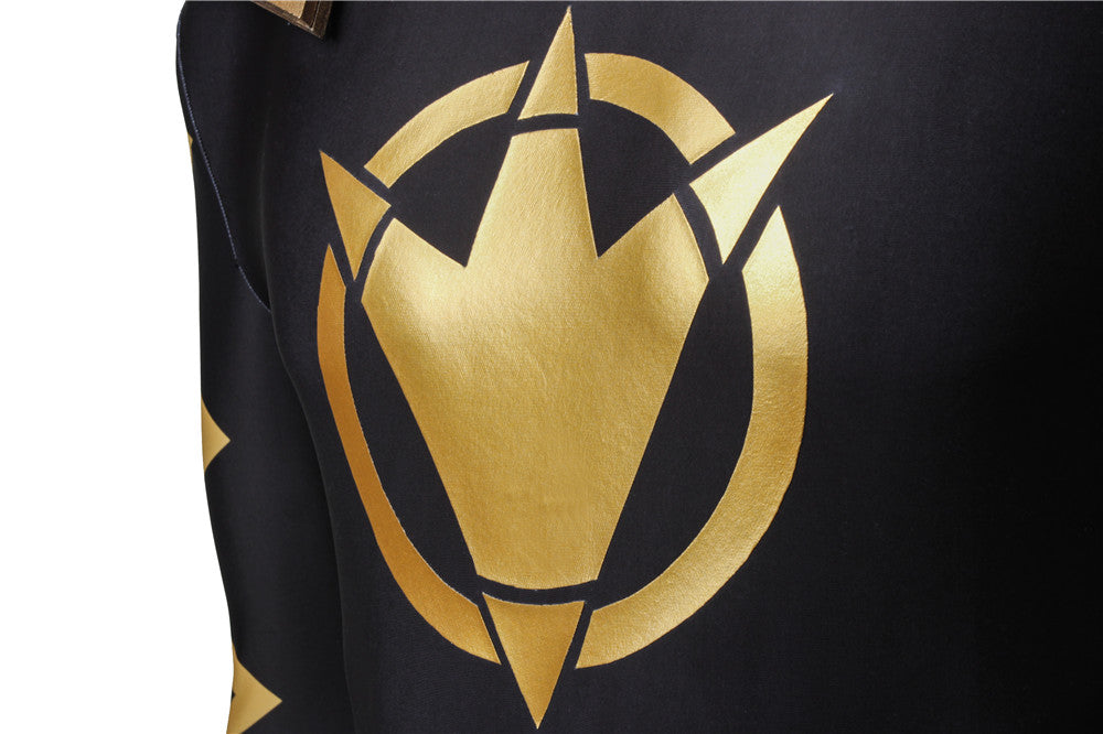 Power Rangers Dino Charge Black Ranger Cosplay Kostüm