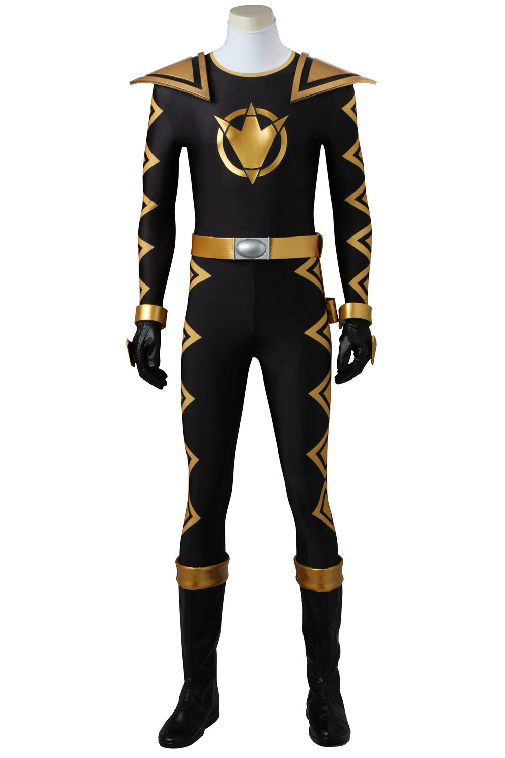 Power Rangers Dino Charge Black Ranger Cosplay Kostüm