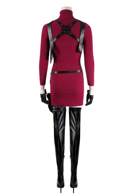 Ada Wong Cosplay Kostüm Langarm Overall